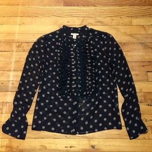 J. Crew silk blouse